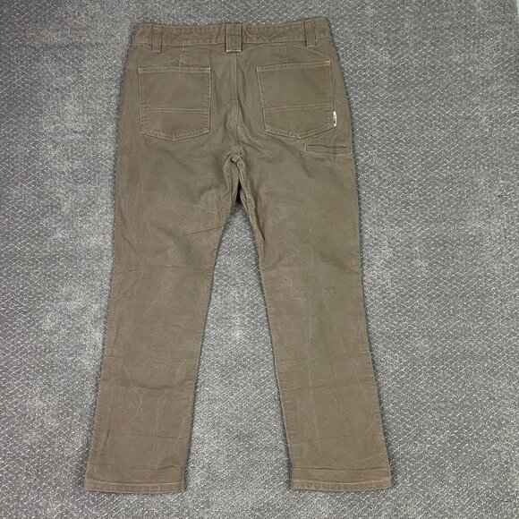 Edgevale Pants Men's 34 x 30 Fits 35 x 29 Brown Double Knee Work Cordura Fabric - Picture 4 of 16